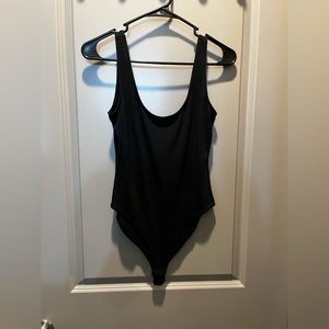Black basic body suit
